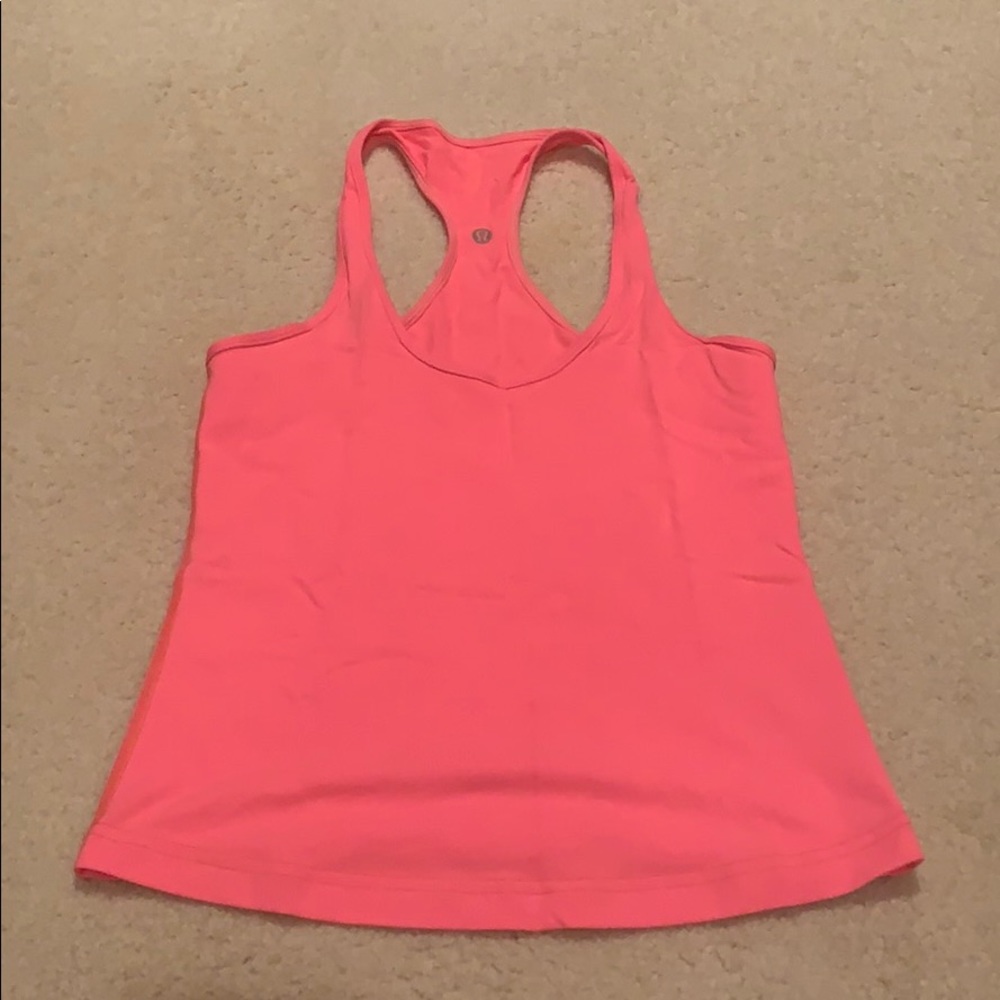 Hot pink lululemon tank
